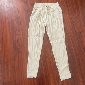 Freebird Beige Drawstring Pants